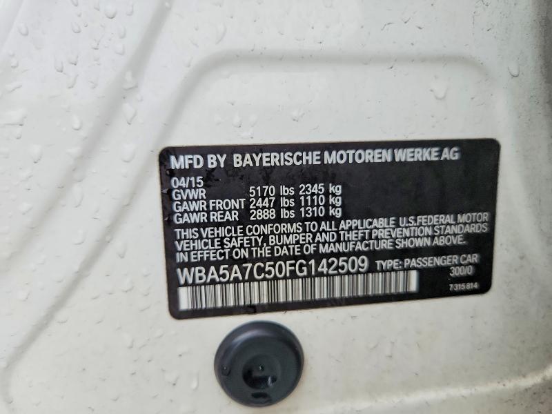 Продажа на аукционе авто 2015 Bmw 528, vin: WBA5A7C50FG142509, номер лота: 70712216