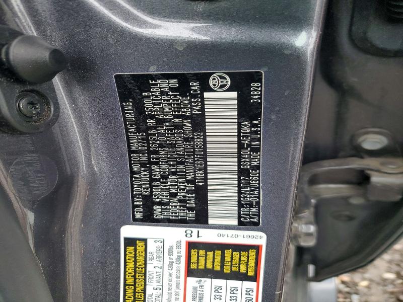 Продажа на аукционе авто 2015 Toyota Avalon, vin: 4T1BK1EB7FU158822, номер лота: 70798296