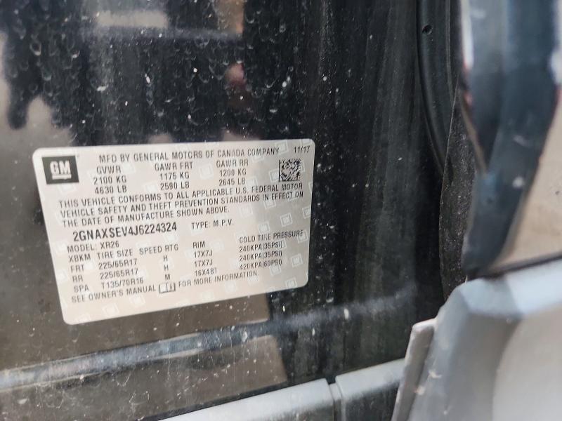 Продажа на аукционе авто 2018 Chevrolet Equinox, vin: 2GNAXSEV4J6224324, номер лота: 67148476