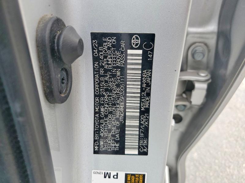 67203026 :رقم المزاد ، JTNC4MBE5P3205111 vin ، 2023 Toyota Corolla مزاد بيع