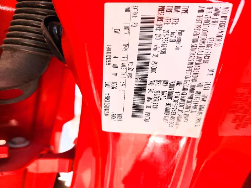 67872426 :رقم المزاد ، 1FADP3F24EL451905 vin ، 2014 Ford Focus مزاد بيع