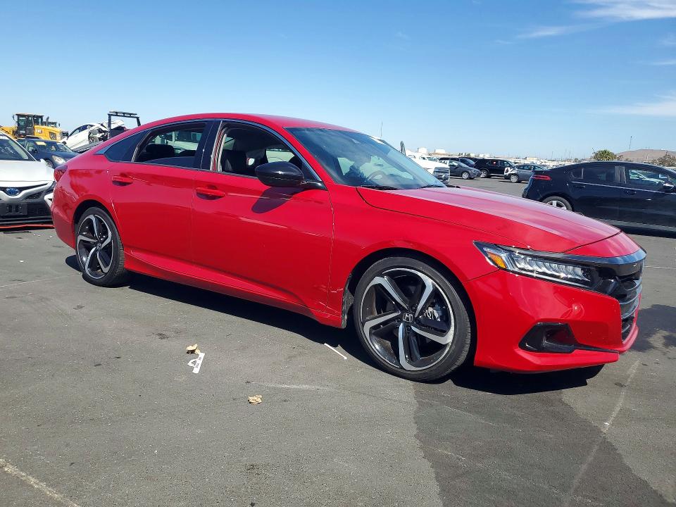 2022 Honda Accord მანქანა იყიდება აუქციონზე, vin: 1HGCV1F47NA053182, აუქციონის ნომერი: 67922876
