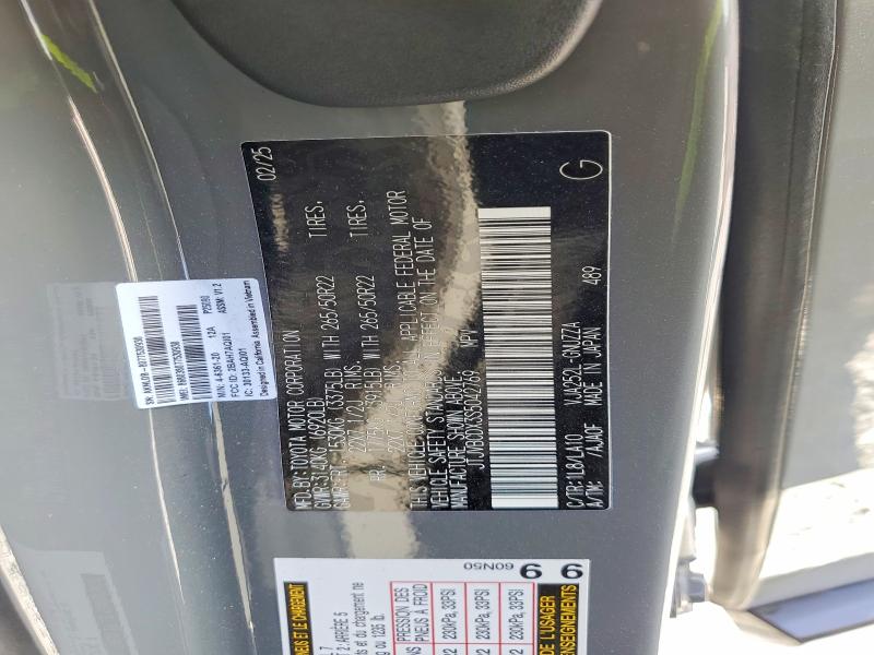 64964446 :رقم المزاد ، JTJVBCDX3S5042769 vin ، 2025 Lexus Gx 550 مزاد بيع