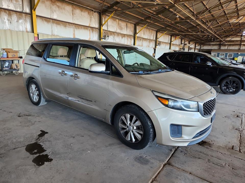 Продажа на аукционе авто 2015 Kia Sedona, vin: KNDMB5C10F6045670, номер лота: 67867396