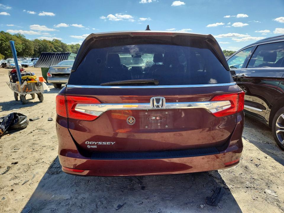 2019 Honda Odyssey მანქანა იყიდება აუქციონზე, vin: 5FNRL6H76KB125382, აუქციონის ნომერი: 69080426