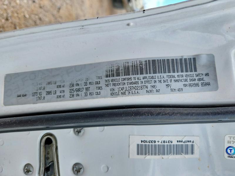 Продаж на аукціоні авто 2017 Jeep Cherokee, vin: 1C4PJLCB7HD218774, номер лоту: 69451656