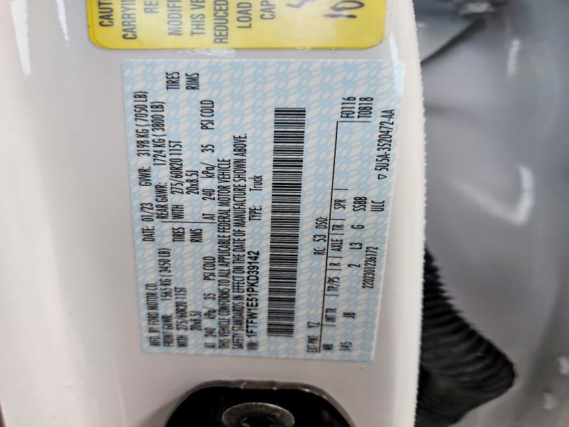 Продаж на аукціоні авто 2023 Ford F150, vin: 1FTFW1E51PKD39142, номер лоту: 69967506