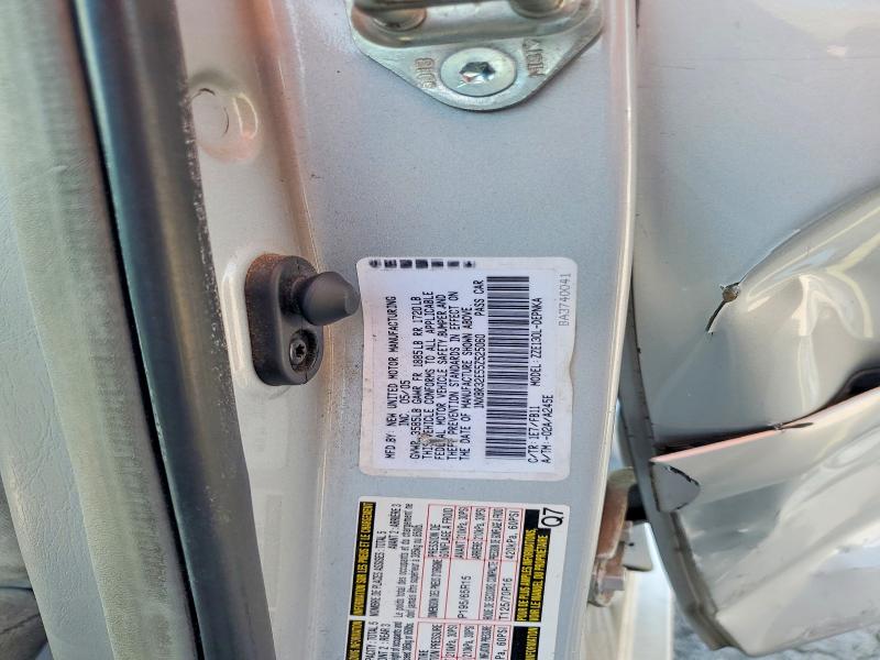 Aukcja sprzedaży 2005 Toyota Corolla, vin: 1NXBR32E55Z525060, numer aukcji: 69757106