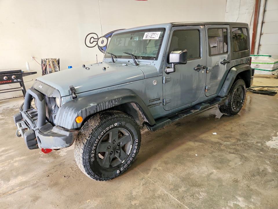71091446 :رقم المزاد ، 1C4BJWDG0FL642063 vin ، 2015 Jeep Wrangler Unlimited مزاد بيع