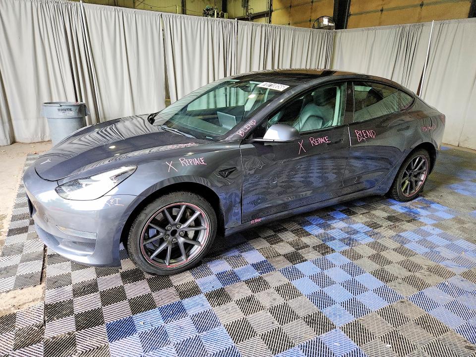 2022 Tesla Model 3 მანქანა იყიდება აუქციონზე, vin: 5YJ3E1EA1NF286617, აუქციონის ნომერი: 70710056