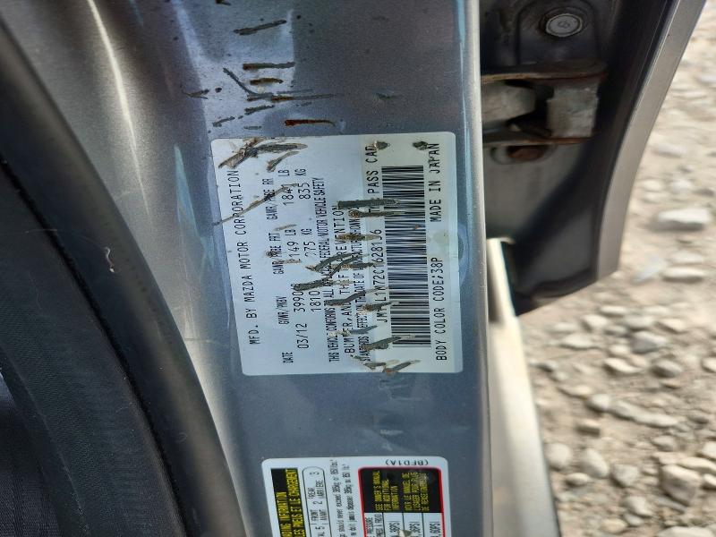 70750006 :رقم المزاد ، JM1BL1M72C1628136 vin ، 2012 Mazda 3 مزاد بيع