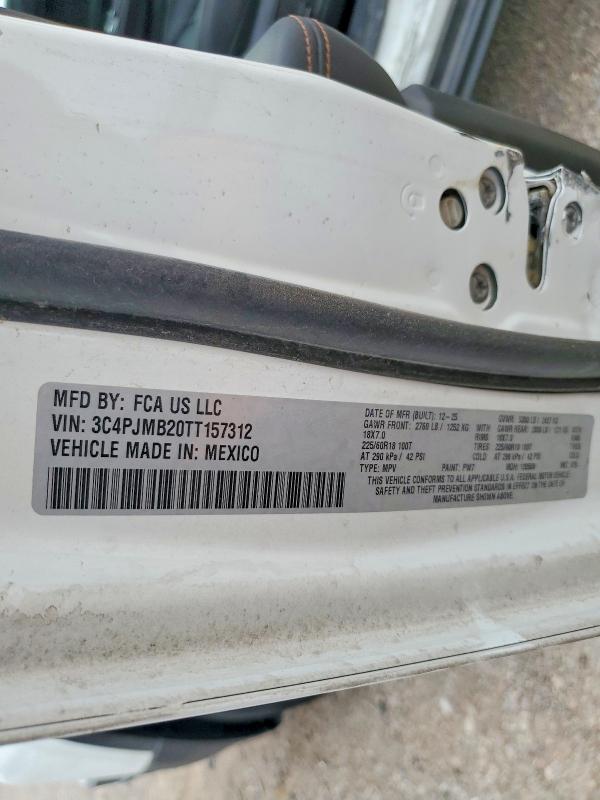 2026 Jeep Cherokee მანქანა იყიდება აუქციონზე, vin: 3C4PJMB20TT157312, აუქციონის ნომერი: 67311696