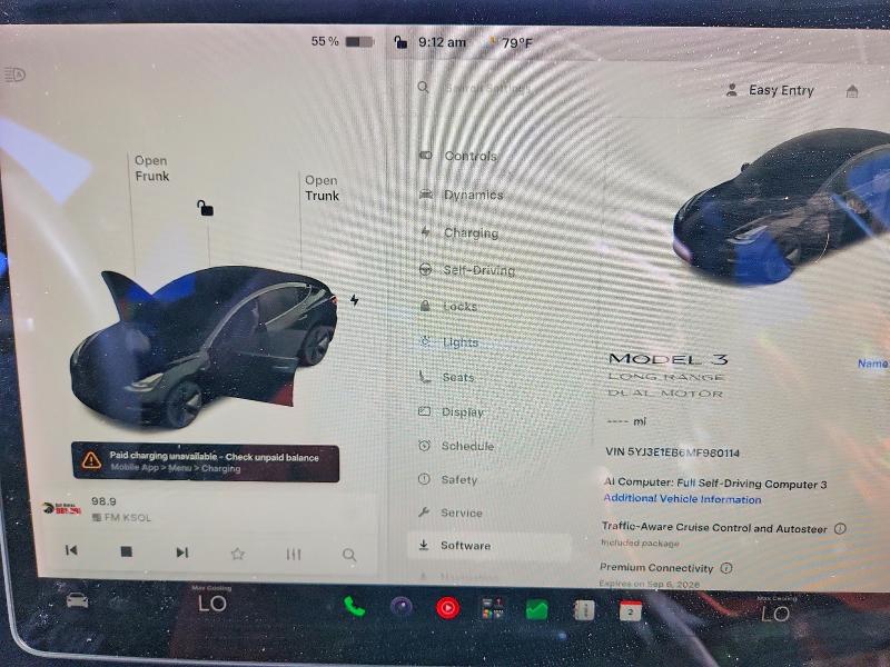 Aukcja sprzedaży 2021 Tesla Model 3, vin: 5YJ3E1EB6MF980114, numer aukcji: 67419206