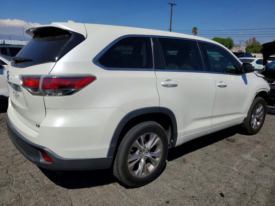70550126 :رقم المزاد ، 5TDZKRFH4ES020596 vin ، 2014 Toyota Highlander مزاد بيع