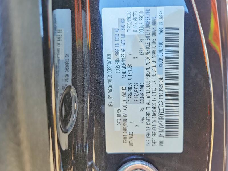 Aukcja sprzedaży 2024 Mazda Mx-5 Miata, vin: JM1NDAM71R0600742, numer aukcji: 67969376