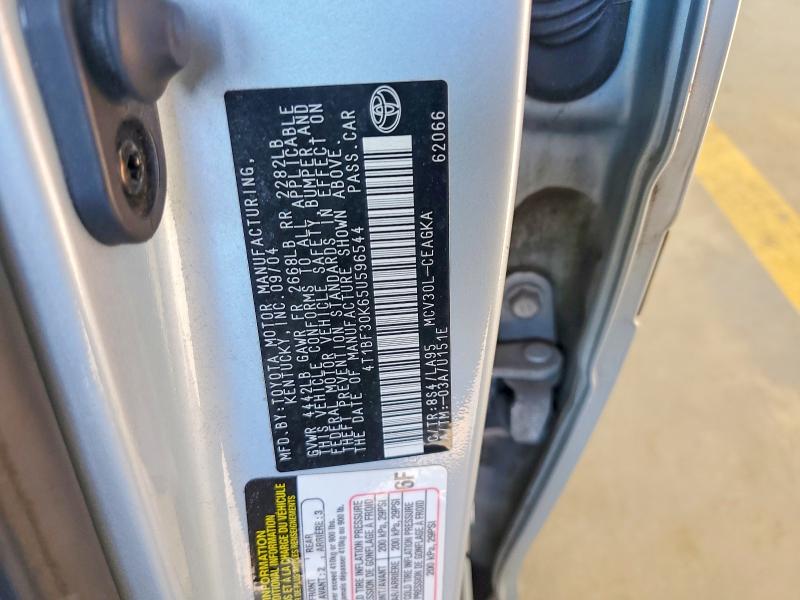 68745116 :رقم المزاد ، 4T1BF30K65U596544 vin ، 2005 Toyota Camry مزاد بيع