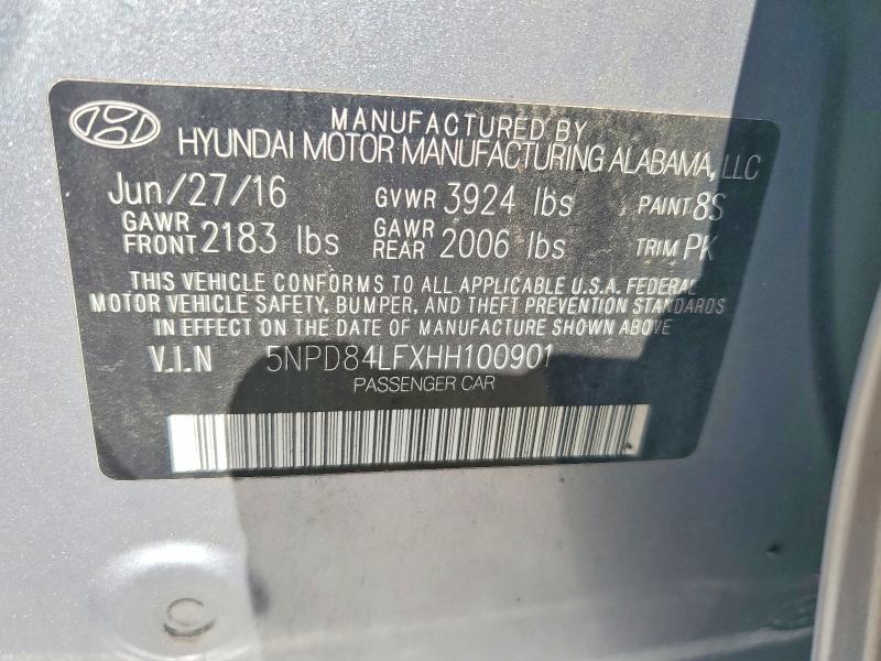 Aukcja sprzedaży 2017 Hyundai Elantra, vin: 5NPD84LFXHH100901, numer aukcji: 70975736