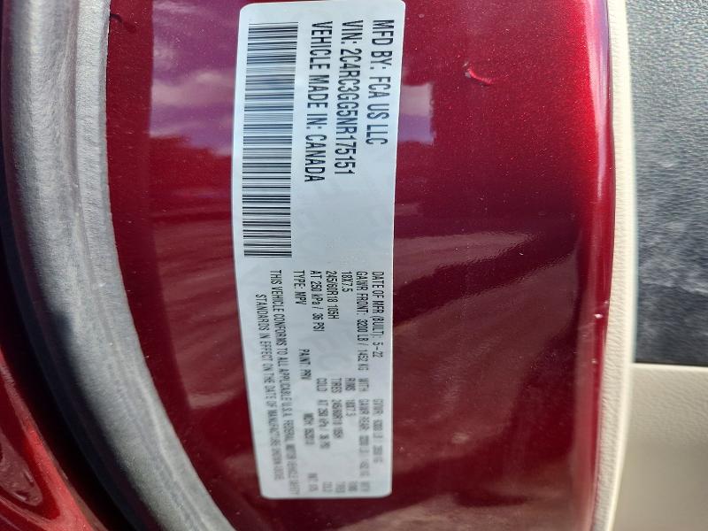 Aukcja sprzedaży 2022 Chrysler Pacifica, vin: 2C4RC3GG5NR175151, numer aukcji: 66847536