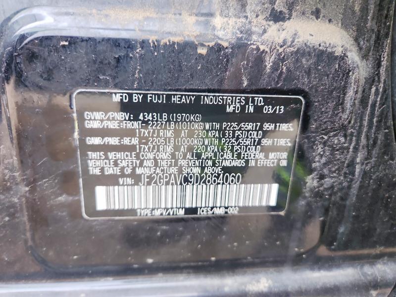 Продажа на аукционе авто 2013 Subaru Xv Crosstrek, vin: JF2GPAVC9D2864060, номер лота: 70693456