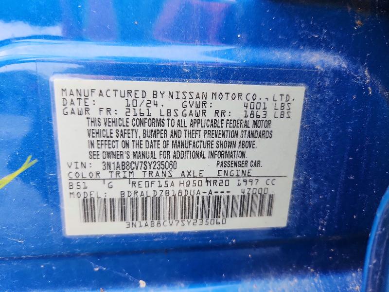 Продаж на аукціоні авто 2025 Nissan Sentra, vin: 3N1AB8CV7SY235060, номер лоту: 70467696