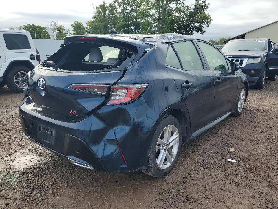 68832166 :رقم المزاد ، JTND4MBE6M3121895 vin ، 2021 Toyota Corolla Hatchback مزاد بيع