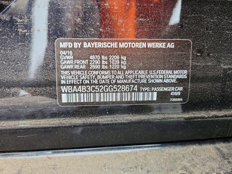 Продажа на аукционе авто 2016 Bmw 435, vin: WBA4B3C52GG528674, номер лота: 69226366