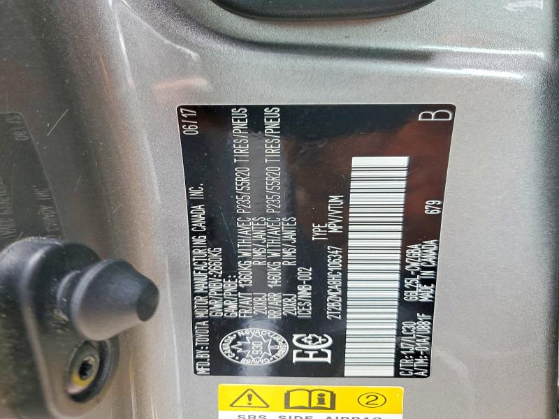 Aukcja sprzedaży 2017 Lexus Rx 350, vin: 2T2BZMCA8HC106347, numer aukcji: 64952016