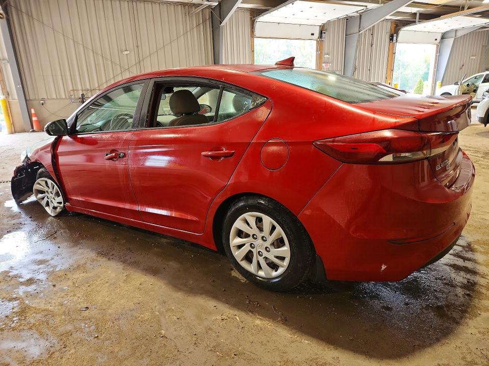 Продаж на аукціоні авто 2017 Hyundai Elantra, vin: KMHD74LF6HU394589, номер лоту: 70761426