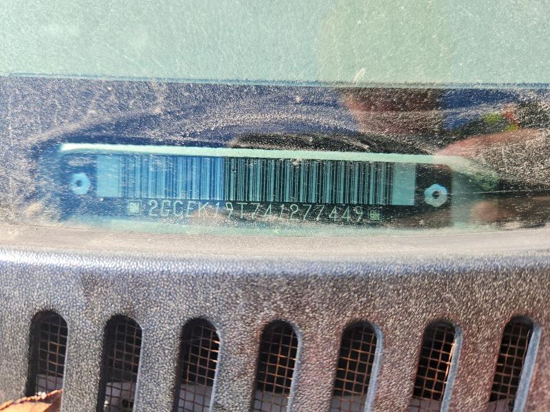 2004 Chevrolet Silverado მანქანა იყიდება აუქციონზე, vin: 2GCEK19T741277449, აუქციონის ნომერი: 71154216