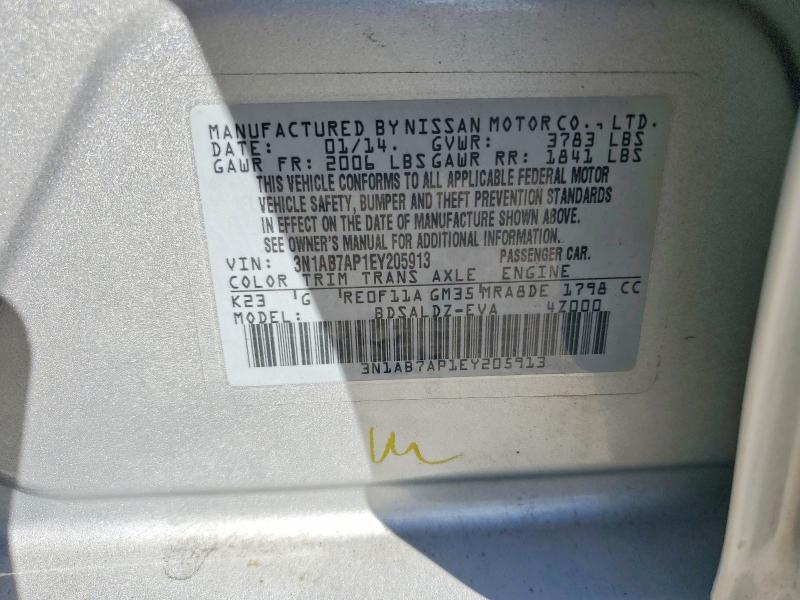Продаж на аукціоні авто 2014 Nissan Sentra, vin: 3N1AB7AP1EY205913, номер лоту: 69842756