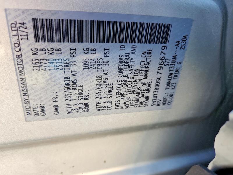 Продаж на аукціоні авто 2025 Nissan Rogue, vin: 5N1BT3BB0SC796679, номер лоту: 67991196