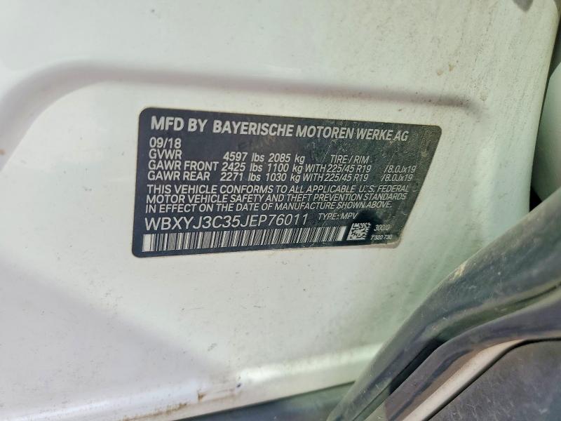 Aukcja sprzedaży 2018 Bmw X2, vin: WBXYJ3C35JEP76011, numer aukcji: 68036576