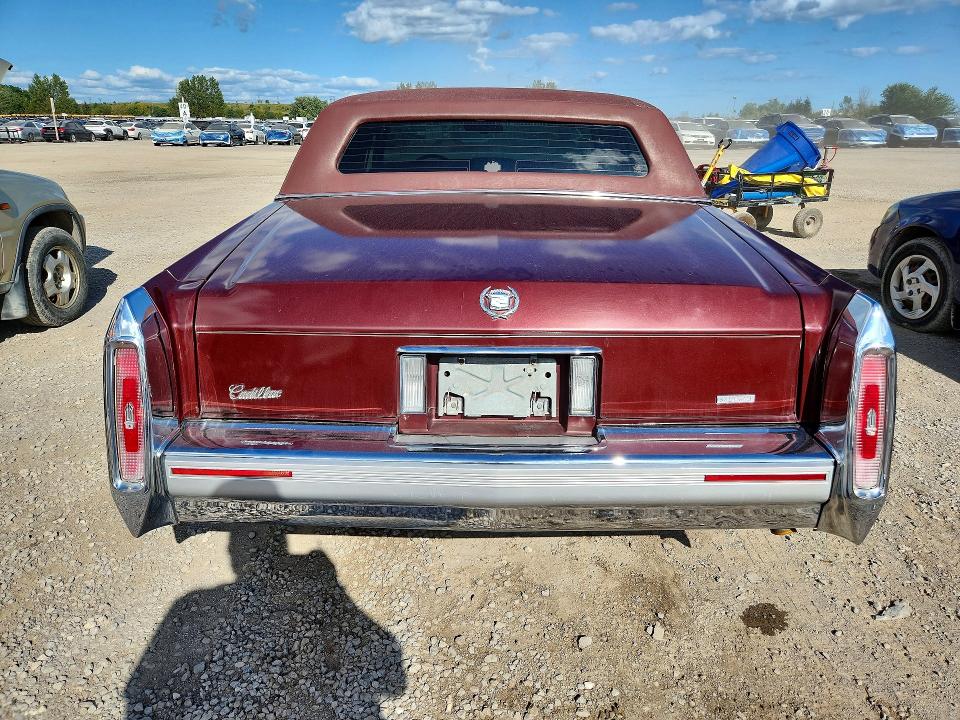 68934356 :رقم المزاد ، 1G6DW5178MR717839 vin ، 1991 Cadillac Brougham مزاد بيع