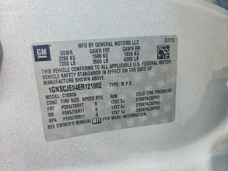 68231816 :رقم المزاد ، 1GNSCJE04ER121882 vin ، 2014 Chevrolet Suburban مزاد بيع