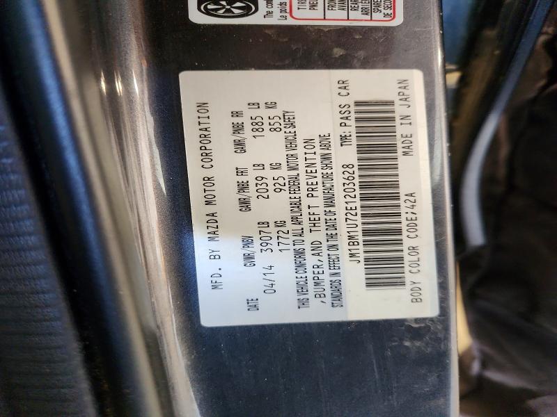 Продаж на аукціоні авто 2014 Mazda 3, vin: JM1BM1U72E1203628, номер лоту: 68330986