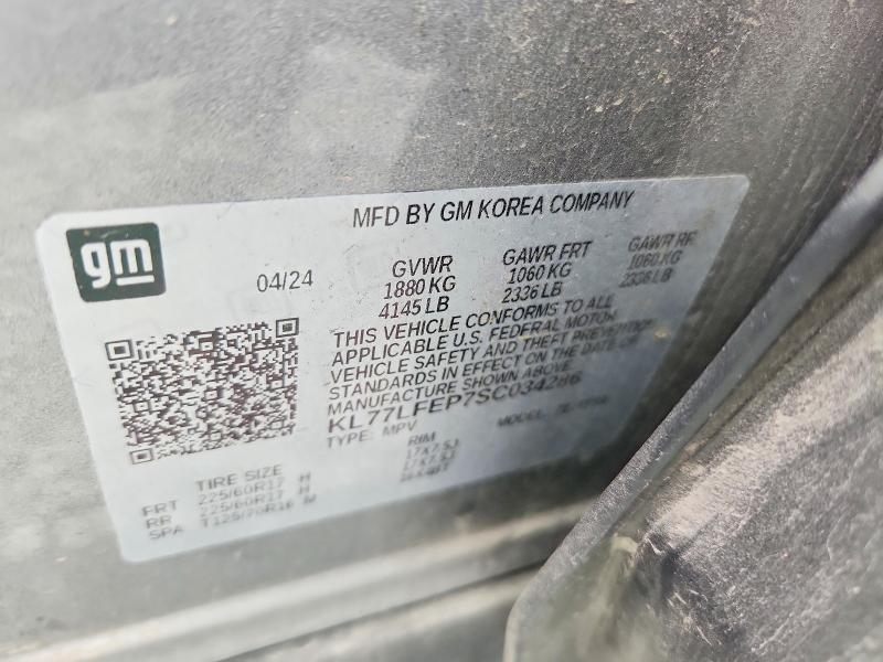 Продажа на аукционе авто 2025 Chevrolet Trax, vin: KL77LFEP7SC034286, номер лота: 70125126