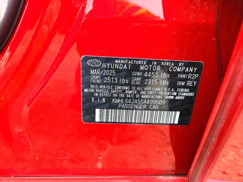 Aukcja sprzedaży 2025 Hyundai Sonata, vin: KMHL64JA5SA499509, numer aukcji: 70616936