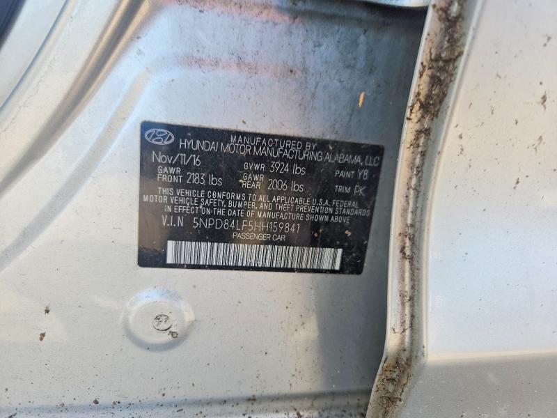 Aukcja sprzedaży 2017 Hyundai Elantra, vin: 5NPD84LF5HH159841, numer aukcji: 69026496