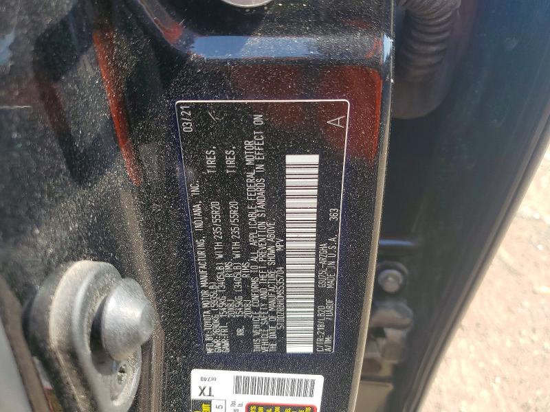 Продажа на аукционе авто 2021 Toyota Highlander, vin: 5TDDZRBH0MS535704, номер лота: 67254036