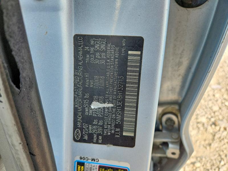 69043336 :رقم المزاد ، 5NMSH13E18H132713 vin ، 2008 Hyundai Santa Fe مزاد بيع