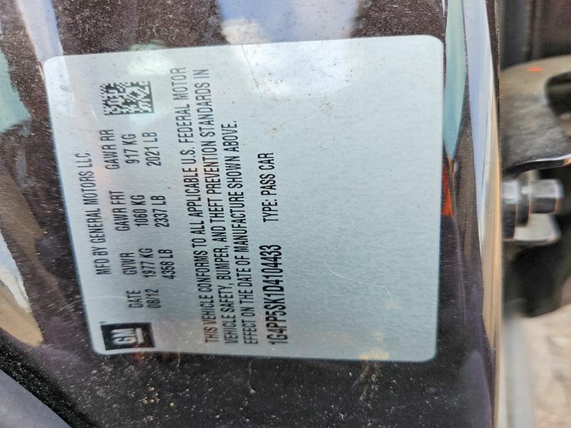 Aukcja sprzedaży 2013 Buick Verano, vin: 1G4PP5SK1D4104433, numer aukcji: 67957196
