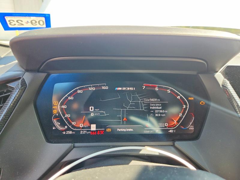 Aukcja sprzedaży 2020 Bmw M235xi, vin: WBA13AL07L7F94627, numer aukcji: 68037546