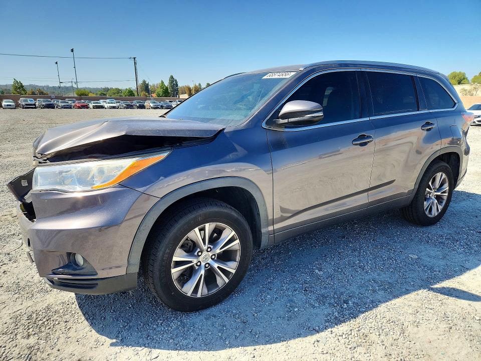Продаж на аукціоні авто 2015 Toyota Highlander, vin: 5TDKKRFHXFS091580, номер лоту: 68874656