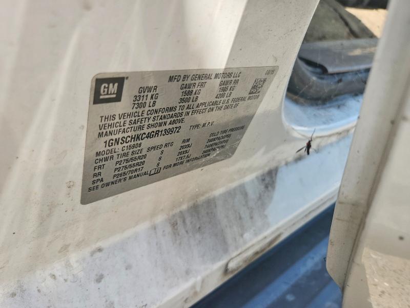 69802146 :رقم المزاد ، 1GNSCHKC4GR139972 vin ، 2016 Chevrolet Suburban مزاد بيع