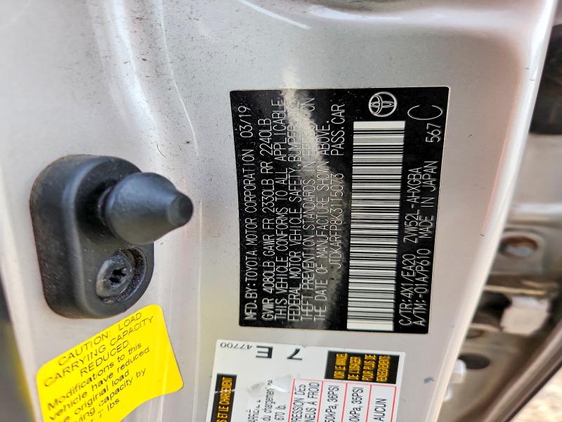 Продаж на аукціоні авто 2019 Toyota Prius Prime, vin: JTDKARFP8K3115073, номер лоту: 68066276