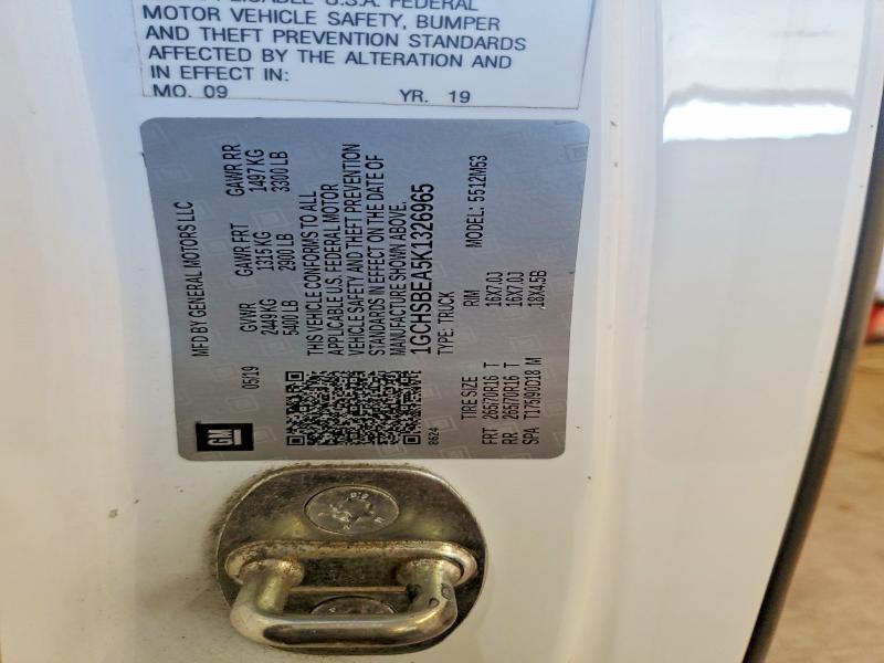 2019 Chevrolet Colorado მანქანა იყიდება აუქციონზე, vin: 1GCHSBEA5K1326965, აუქციონის ნომერი: 71056176