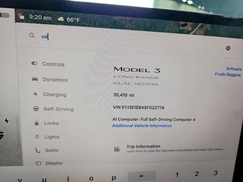 2025 Tesla Model 3 მანქანა იყიდება აუქციონზე, vin: 5YJ3E1EB4SF022778, აუქციონის ნომერი: 67437576
