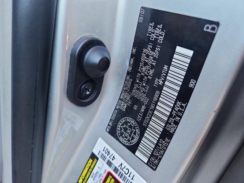 Aukcja sprzedaży 2008 Toyota Sienna, vin: 5TDZK23C18S118909, numer aukcji: 70222816