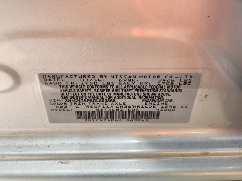 Продаж на аукціоні авто 2016 Nissan Versa, vin: 3N1CN7AP8GL883865, номер лоту: 69777206