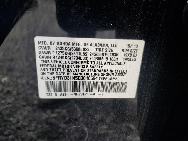 Продаж на аукціоні авто 2014 Acura Mdx, vin: 5FRYD3H45EB010594, номер лоту: 67728366